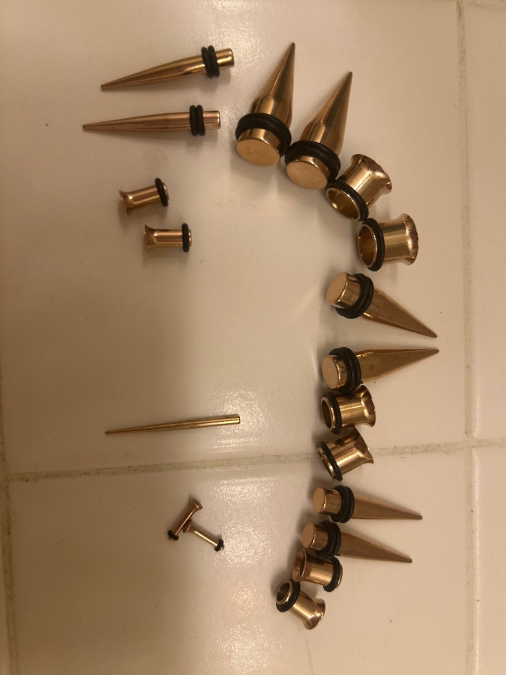 Luxe Mods Gold Plugs Set